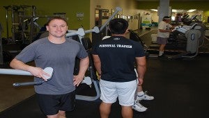KEVIN SCOTT CUTLER | DAILY NEWS Austin Thomas, owner of Fitness Unlimited, is set to launch a new program, Weight Loss Journey Extreme, this week. 