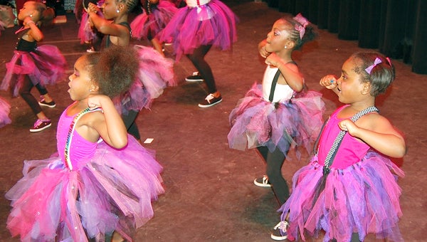 KEVIN SCOTT CUTLER | DAILY NEWS LITTLE DIVAS: Young performers with Diva Life dance their way into the judges' hearts, earning them a spot in the finals of East Carolina Star Search. Auditions for the Eagle's Wings fundraiser were held Saturday. 