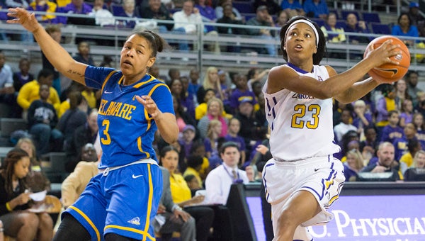 ECU ATHLETIC MEDIA RELATIONS | CONTRIBUTED DAUNTING TASK: Senior guard Jada Payne is averaging 18.3 points per game this season and will look to stay hot against one of the country’s best teams.