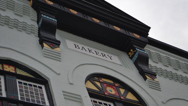 JONATHAN ROWE | DAILY NEWS A HISTORY: Pictured is the front of one of downtown Washington’s newest businesses, Rachel K’s Bakery, owned and operated by Bath native Rachel Midgette. The bakery, which will sell a variety of baked goods and sandwiches, is set to open in mid-February.  